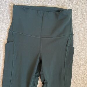 lululemon athletica Dark Green Leggings